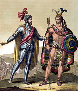 Cortés és Montezuma II
